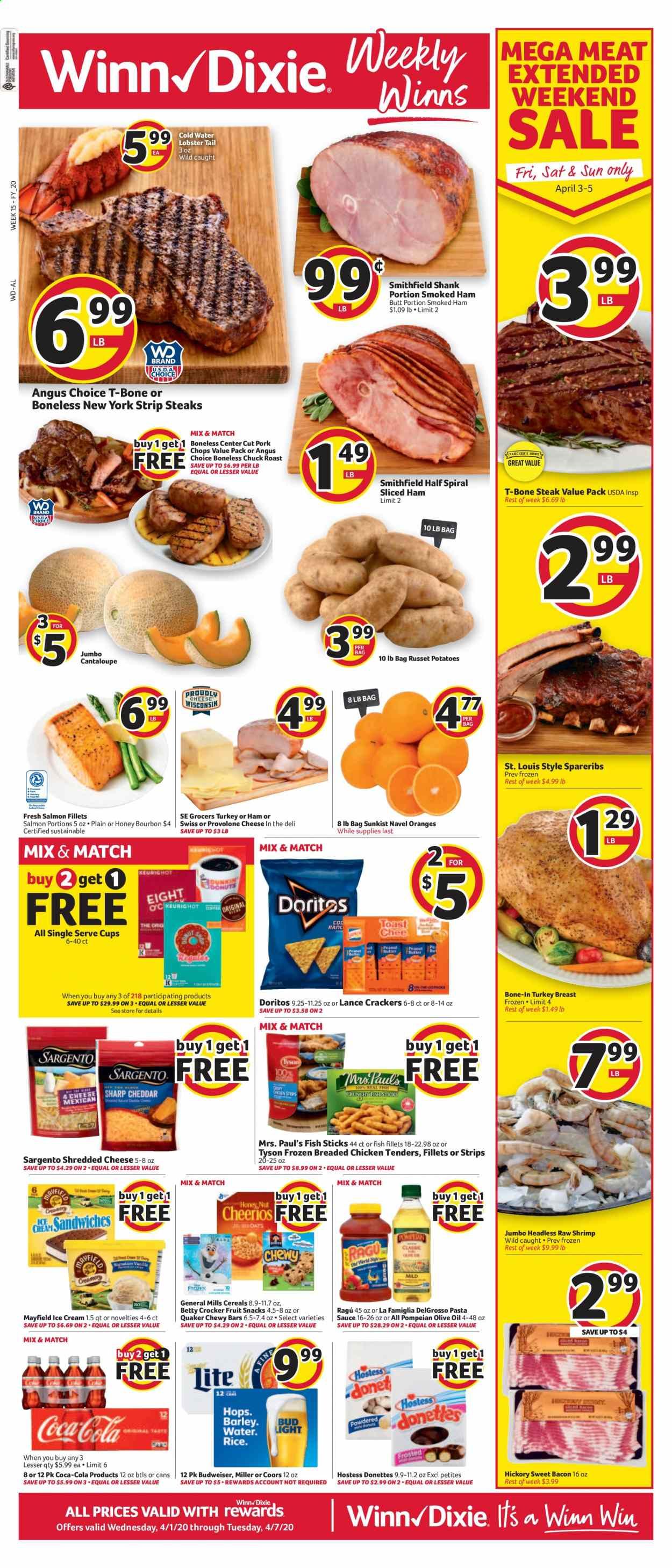 Winn Dixie Weekly Ad & Flyer April 1 to 7