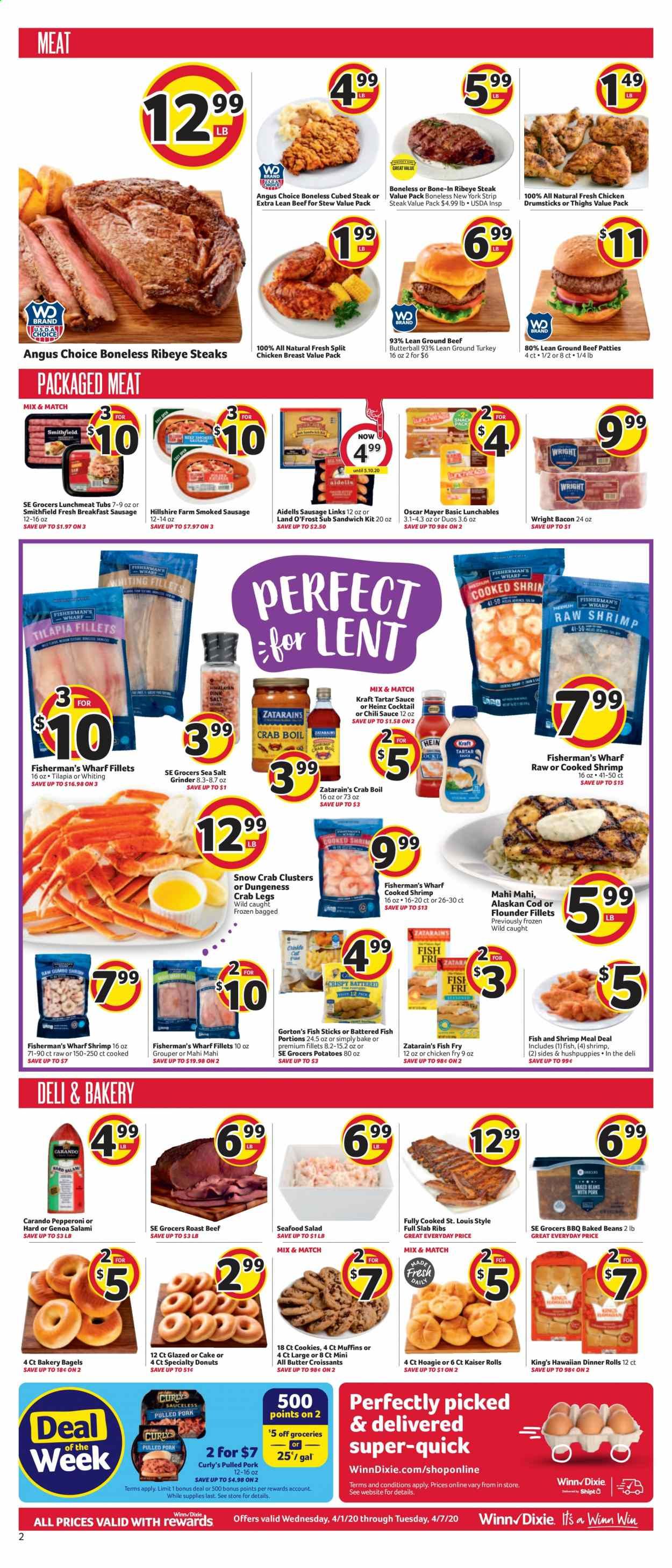 Winn Dixie Weekly Ad & Flyer April 1 to 7