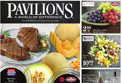Pavilions (CA) Weekly Ad Flyer July 5 to July 12