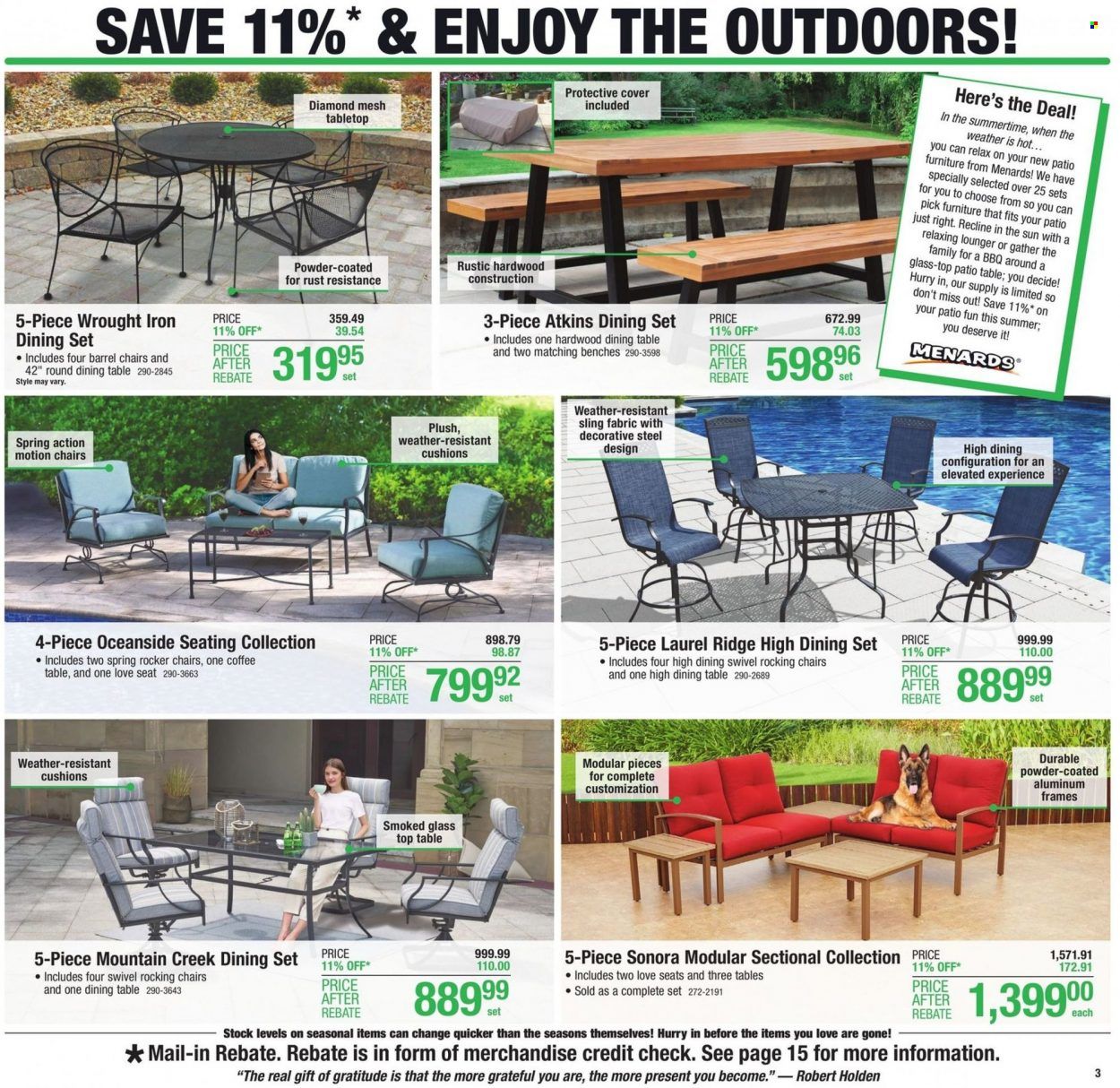 Menards Weekly Ad Flyer July 6 to July 13