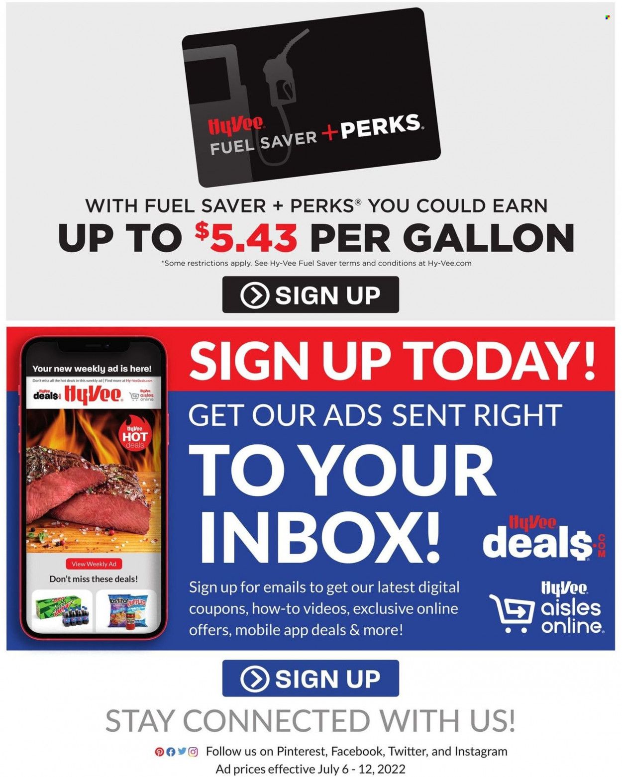 Hy-Vee (IA, IL, KS, MO) Weekly Ad Flyer July 6 to July 13