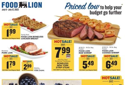 Food Lion (NC) Weekly Ad Flyer July 6 to July 13
