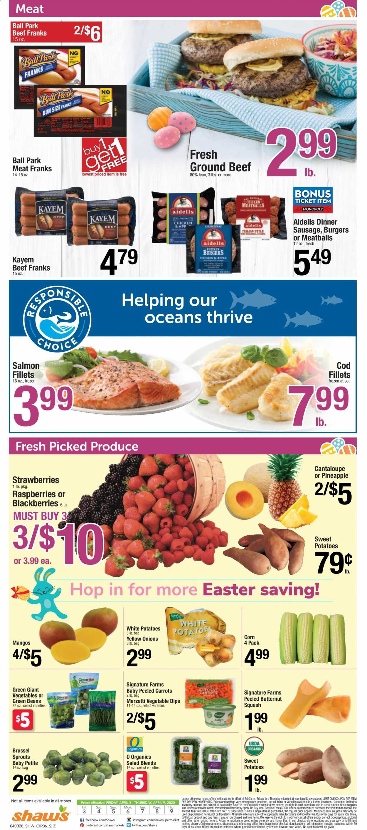 Shaw’s Weekly Ad & Flyer April 3 to 9