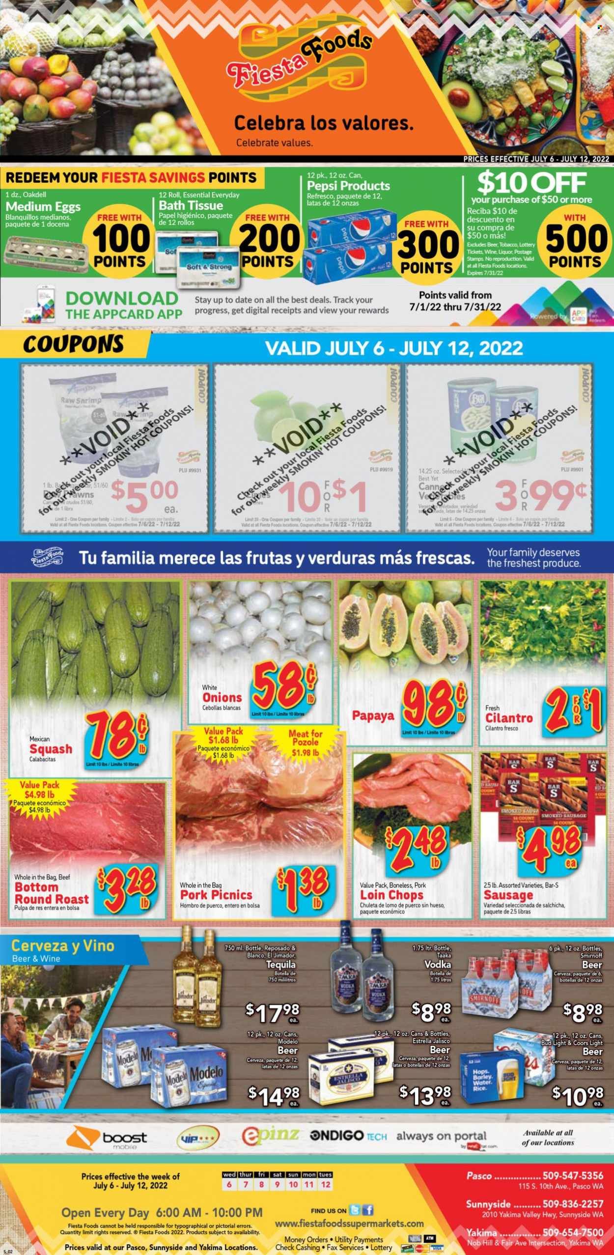 Fiesta Foods SuperMarkets (WA) Weekly Ad Flyer July 6 to July 13