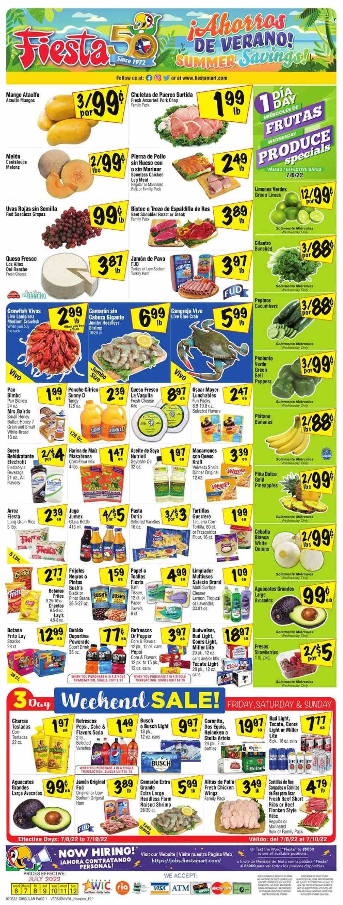Fiesta Mart (TX) Weekly Ad Flyer July 6 to July 13