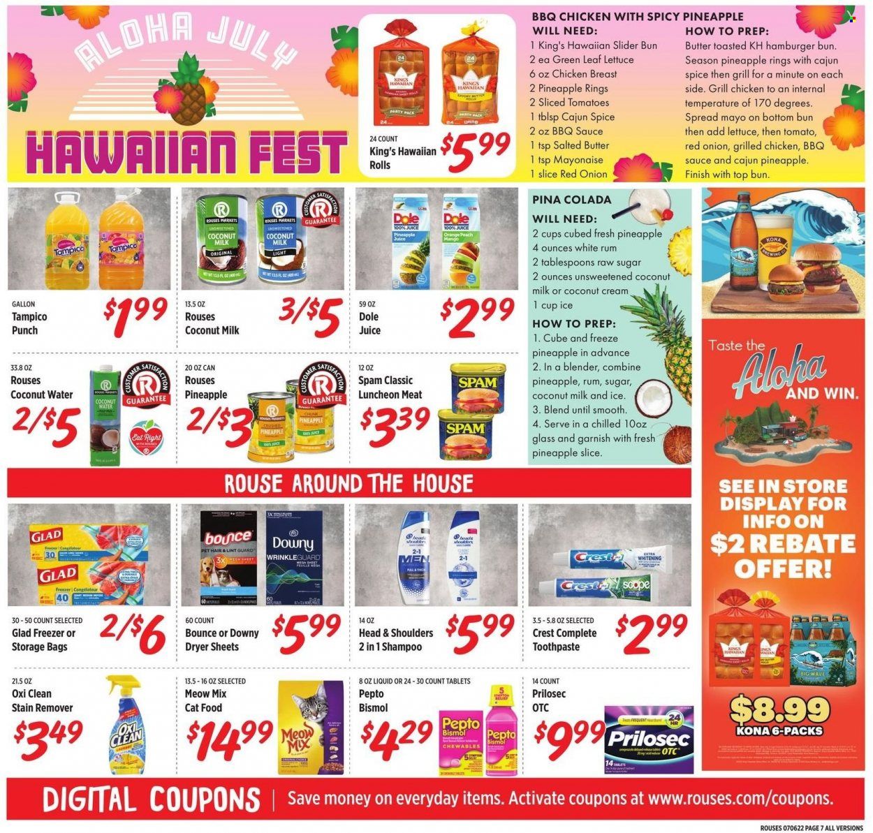 Rouses Markets (AL, LA, MS) Weekly Ad Flyer July 6 to July 13