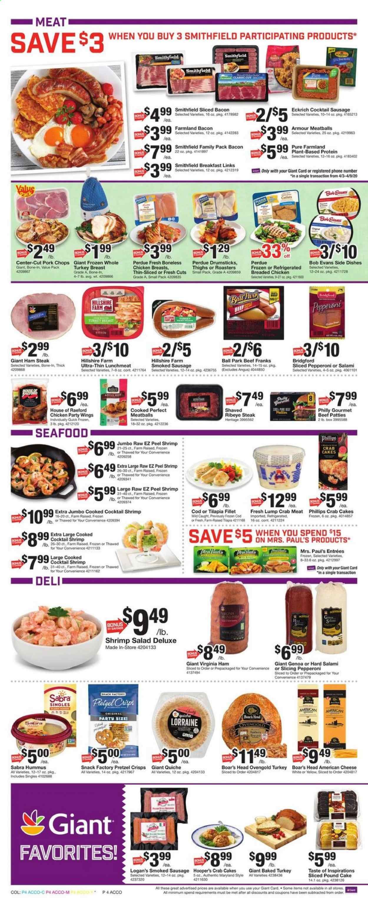 Giant Food Weekly Ad & Flyer April 3 to 9