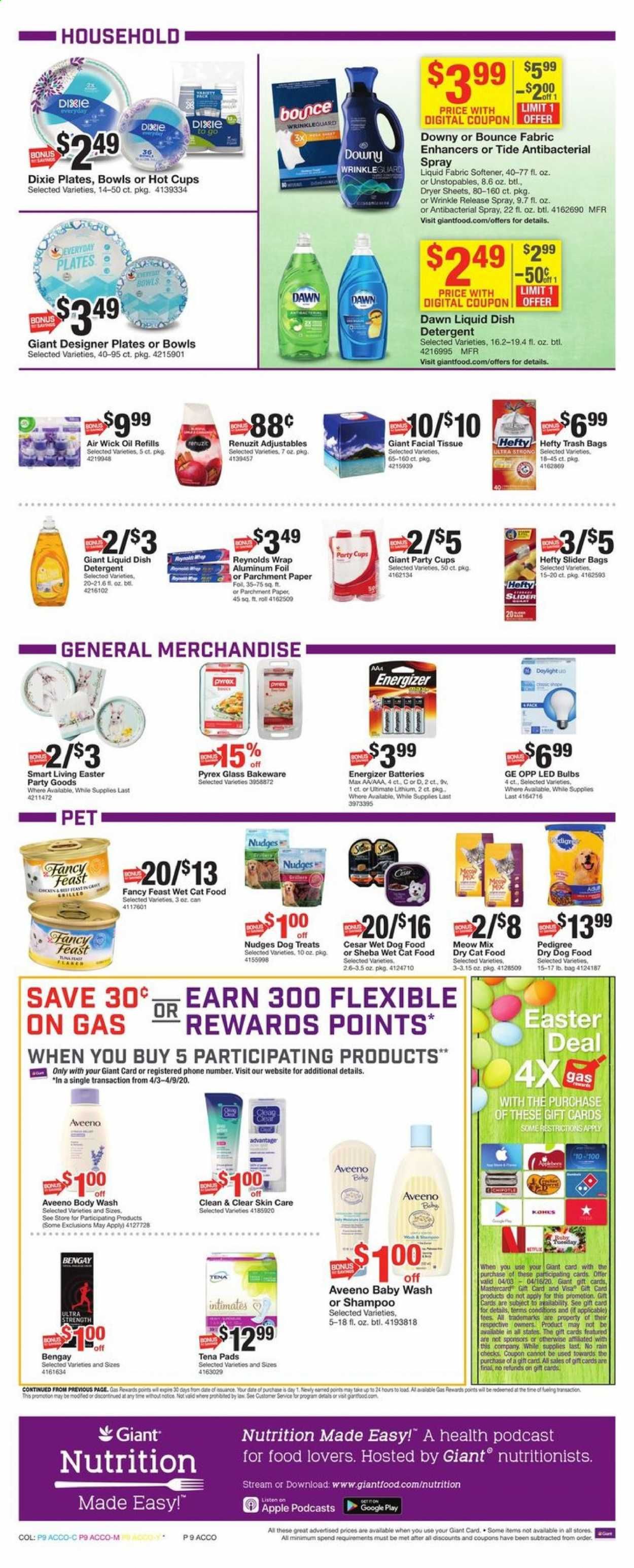 Giant Food Weekly Ad & Flyer April 3 to 9