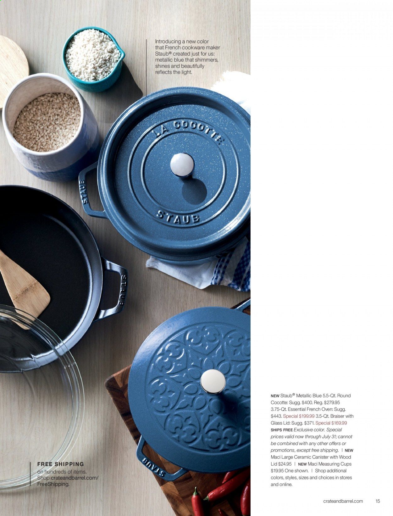 Crate & Barrel Weekly Ad & Flyer April 2 to 16