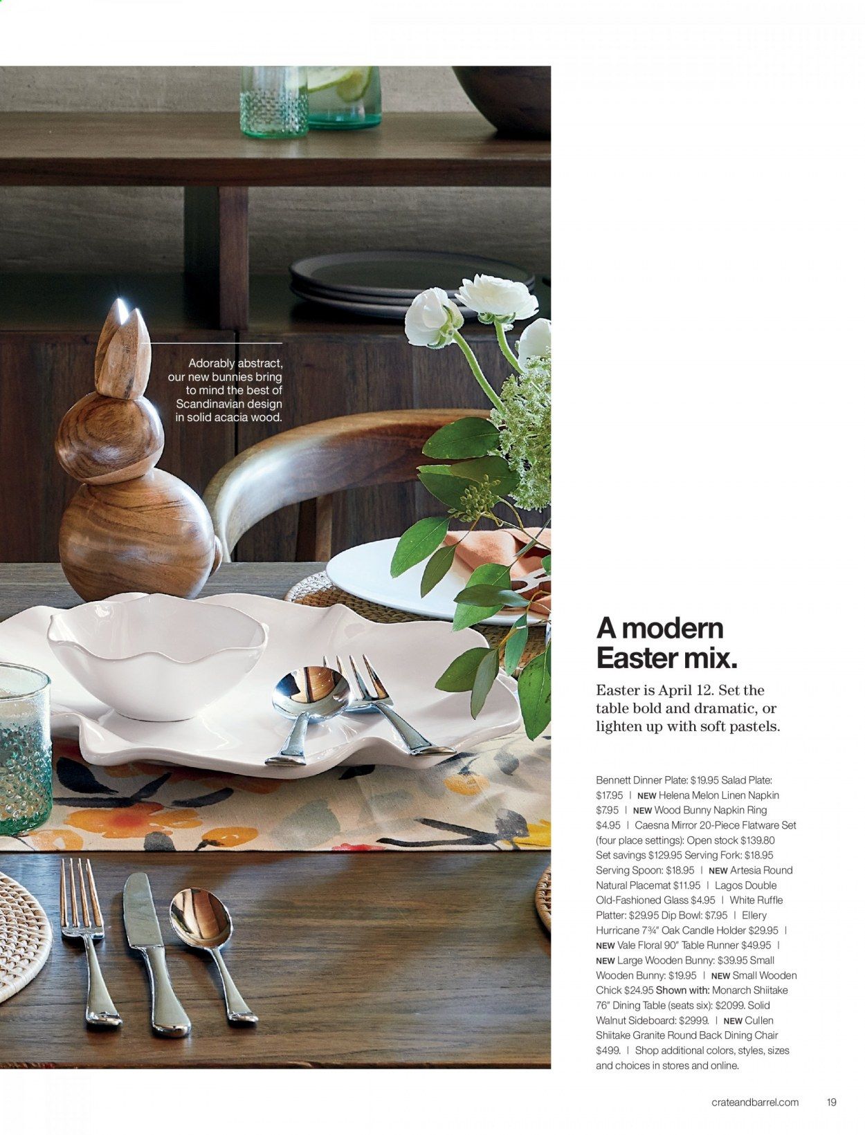 Crate & Barrel Weekly Ad & Flyer April 2 to 16