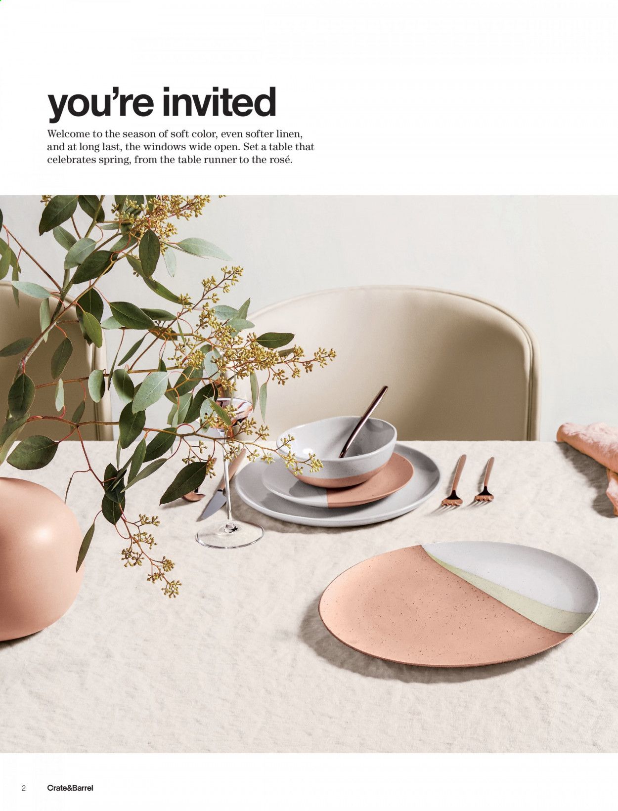 Crate & Barrel Weekly Ad & Flyer April 2 to 16