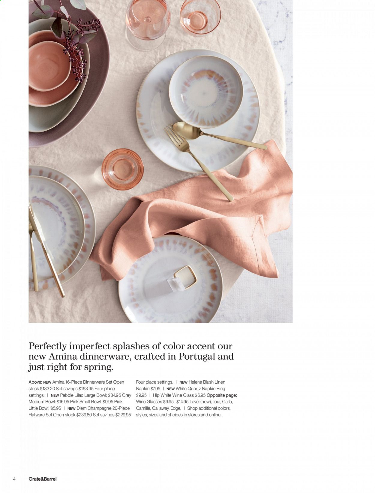 Crate & Barrel Weekly Ad & Flyer April 2 to 16