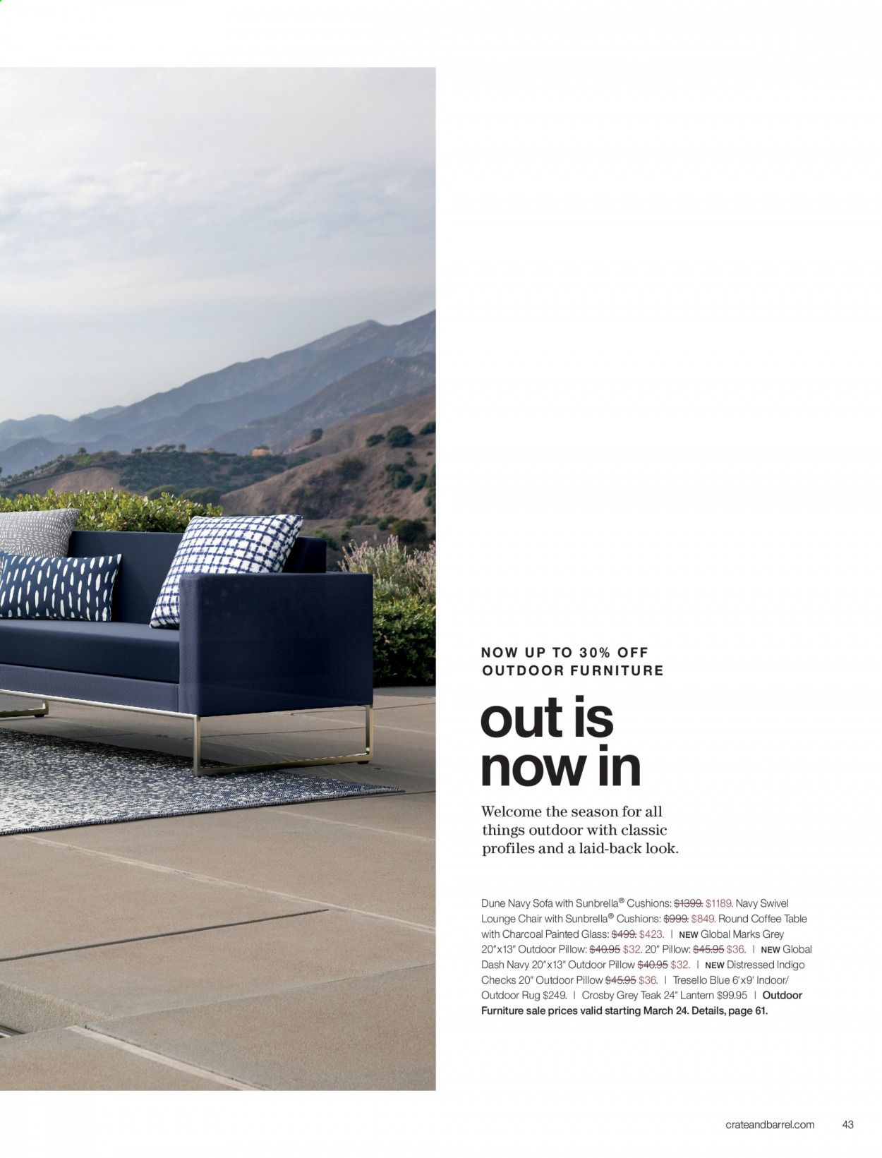 Crate & Barrel Weekly Ad & Flyer April 2 to 16