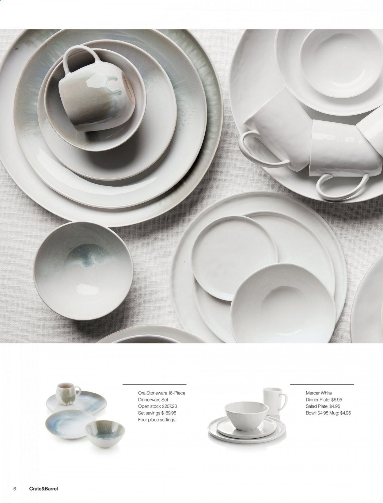 Crate & Barrel Weekly Ad & Flyer April 2 to 16
