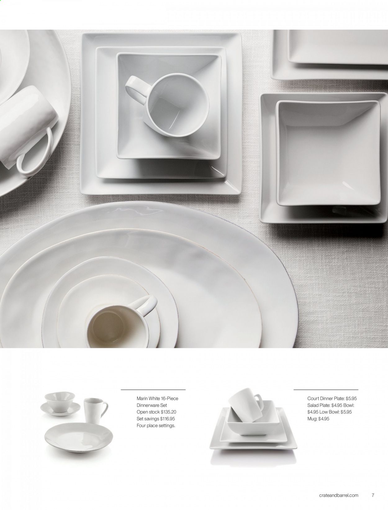 Crate & Barrel Weekly Ad & Flyer April 2 to 16
