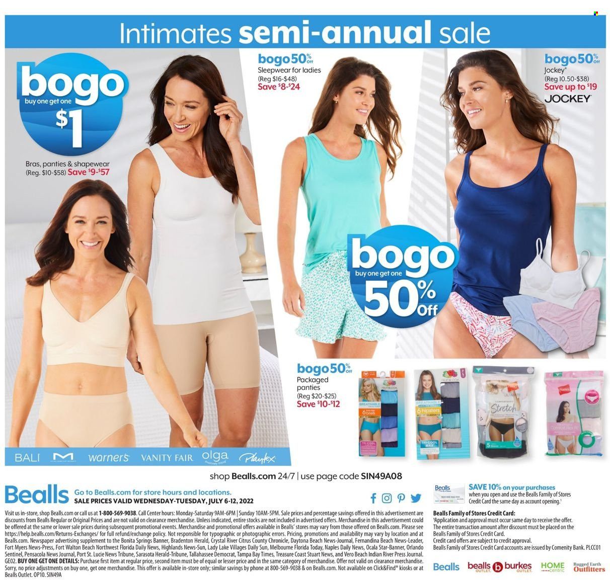 Bealls Florida (FL) Weekly Ad Flyer July 6 to July 13