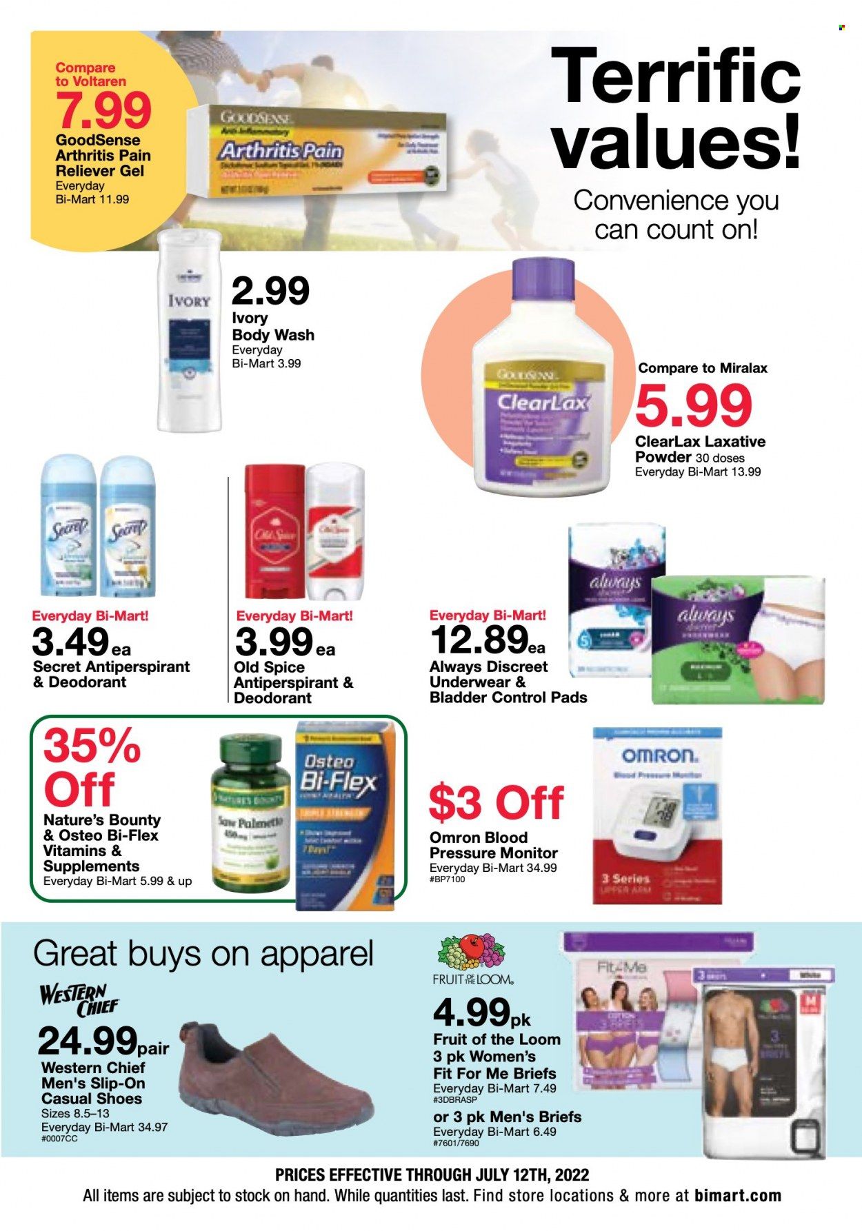 Bi-Mart (ID, OR, WA) Weekly Ad Flyer July 6 to July 13