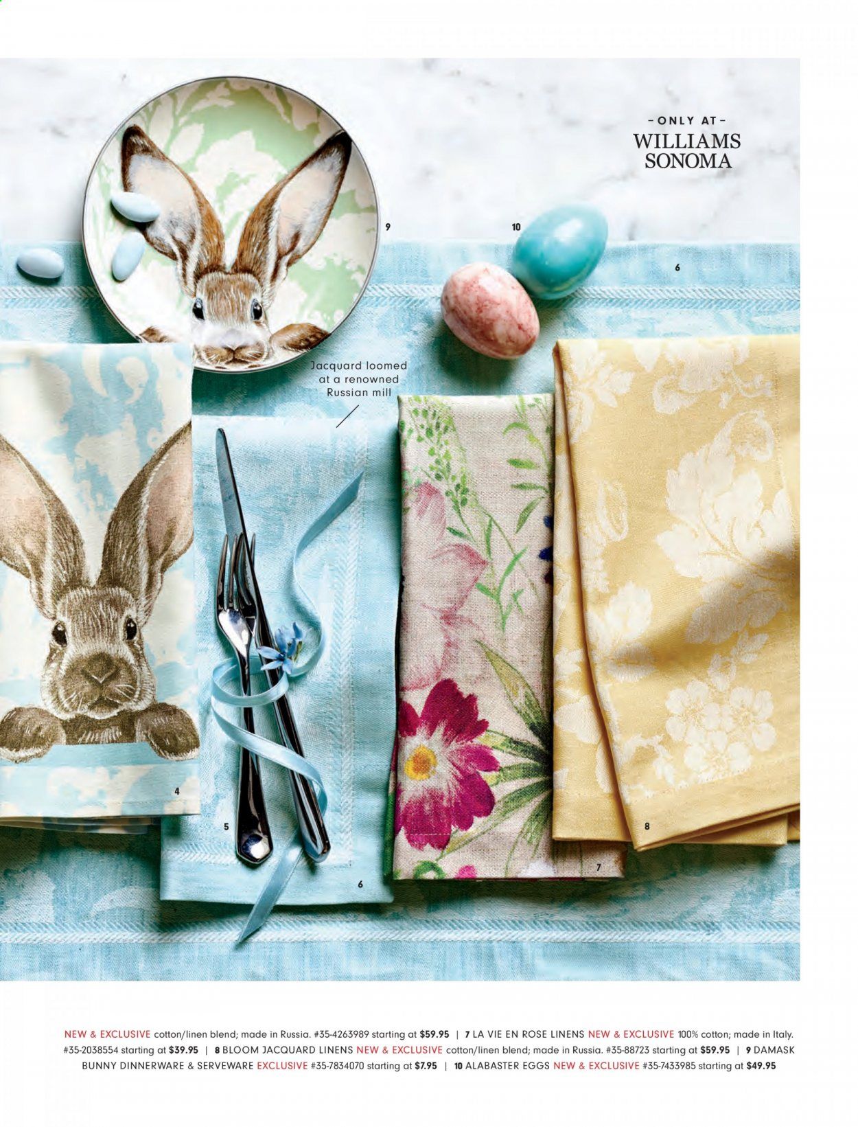 Williams-Sonoma Weekly Ad & Flyer April 1 to 30