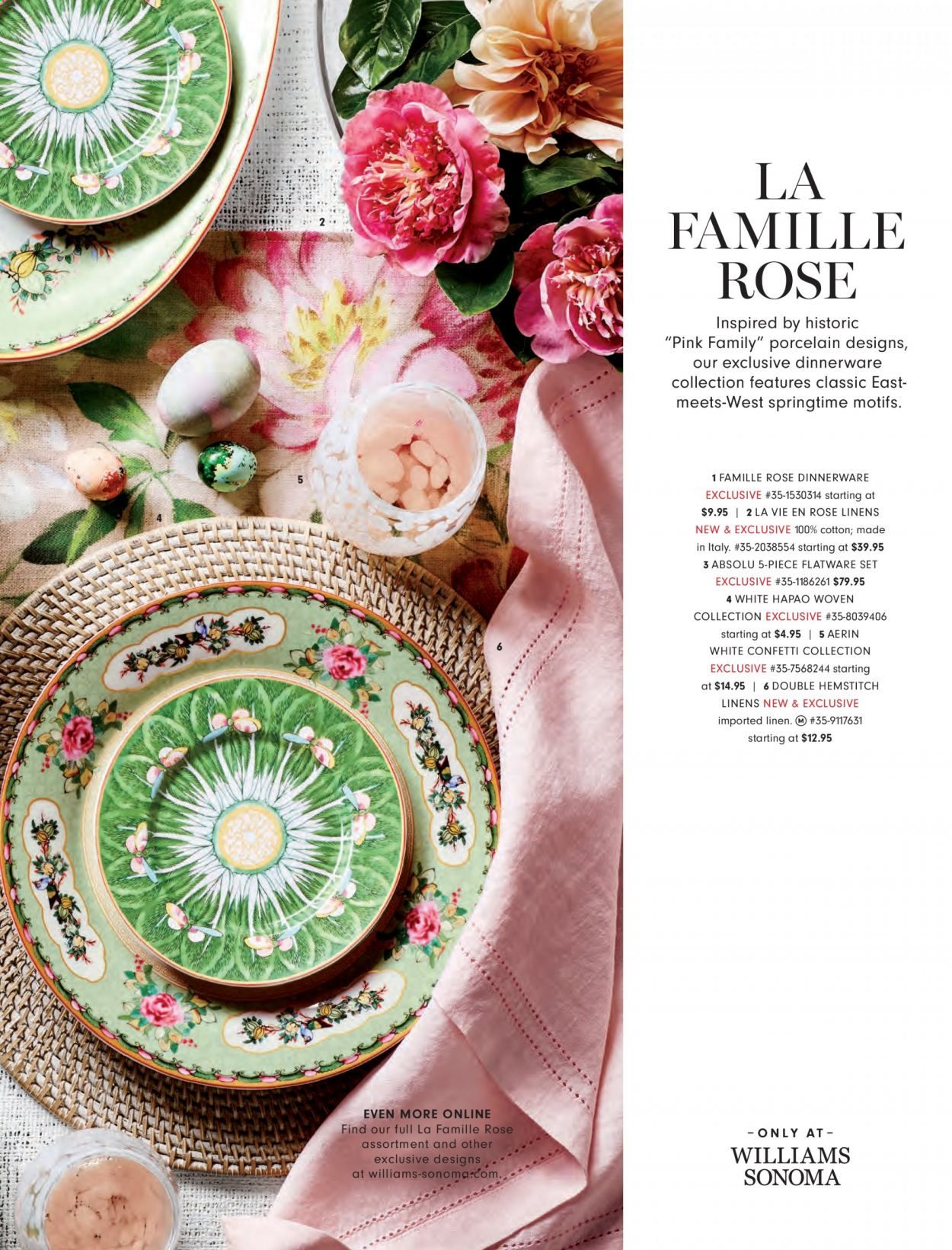 Williams-Sonoma Weekly Ad & Flyer April 1 to 30