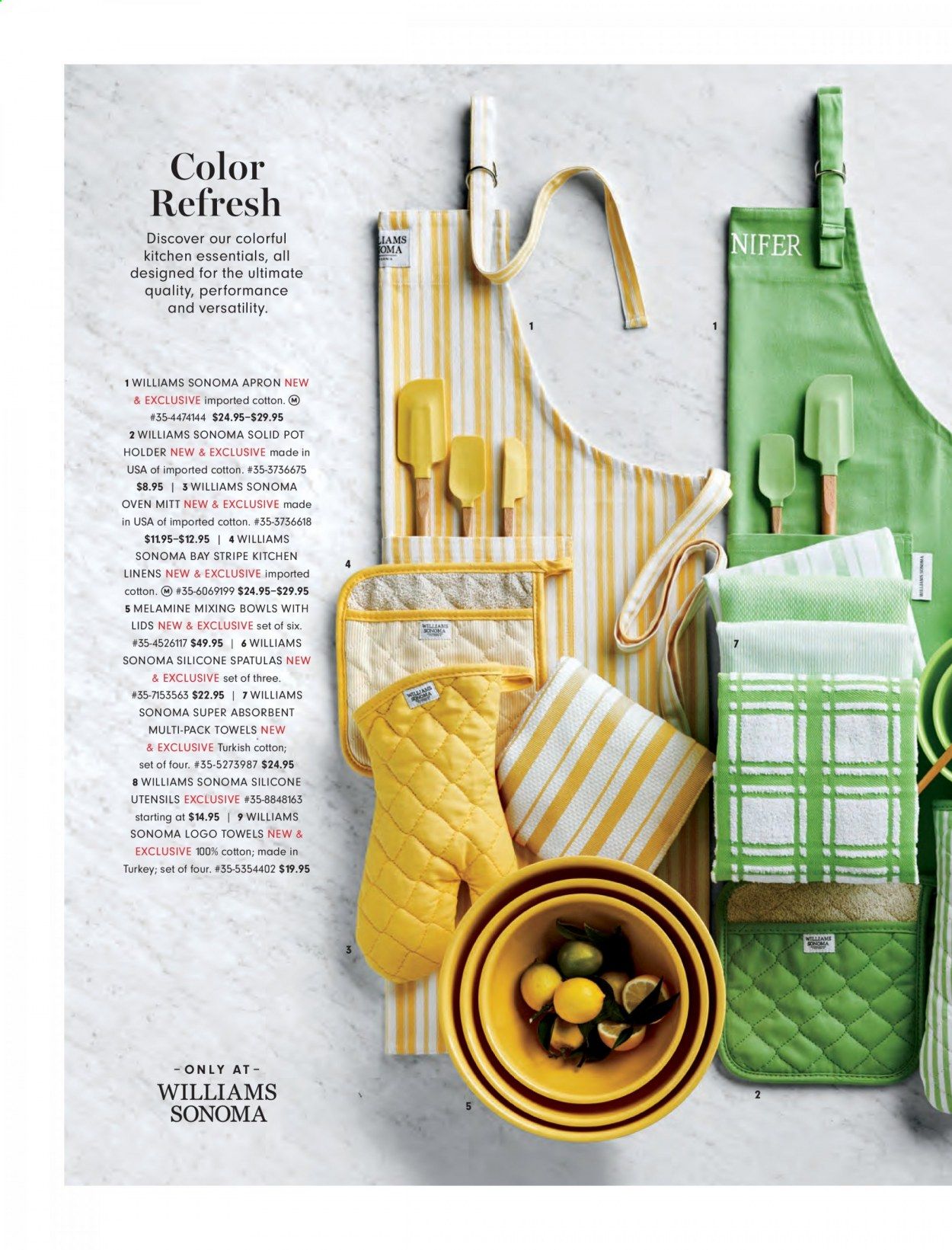 Williams-Sonoma Weekly Ad & Flyer April 1 to 30