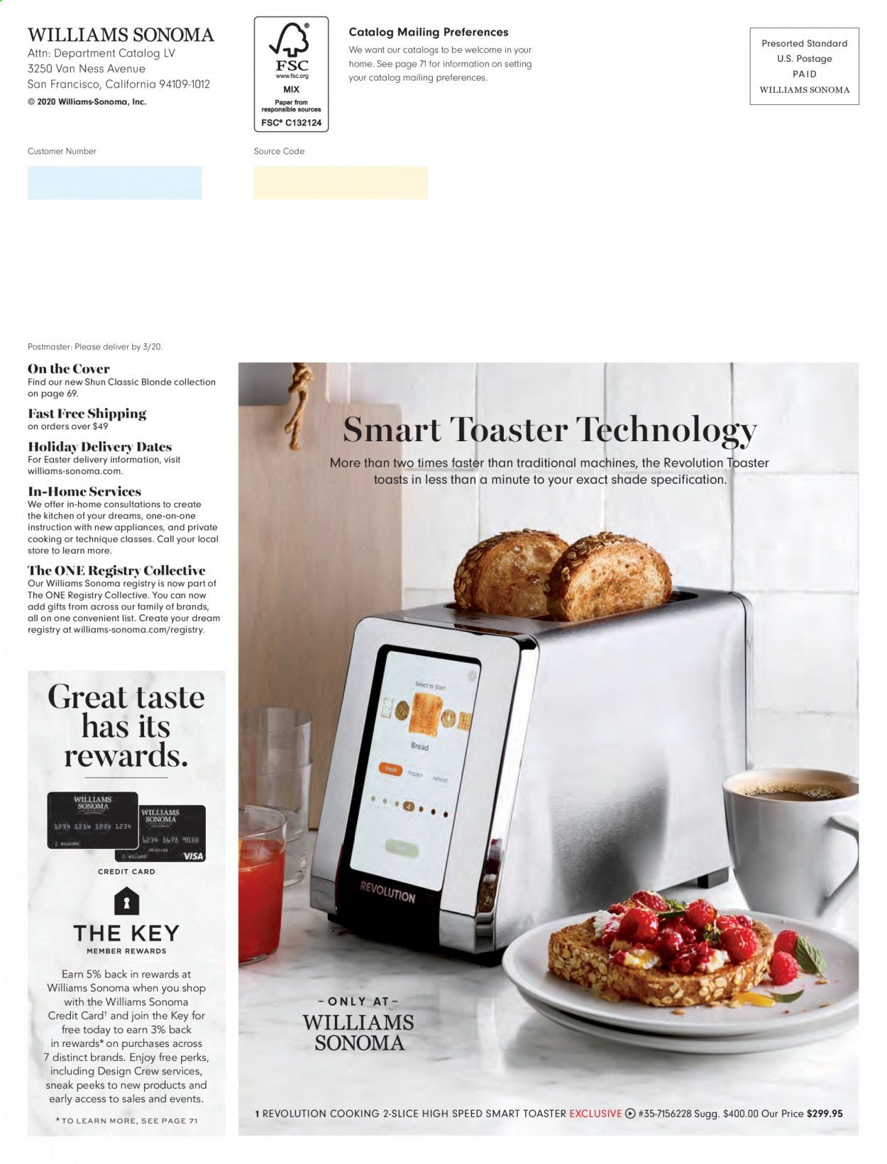 Williams-Sonoma Weekly Ad & Flyer April 1 to 30
