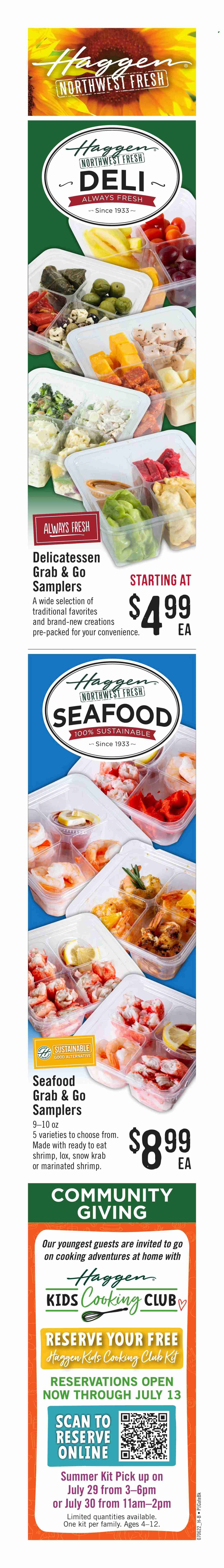 Haggen (WA) Weekly Ad Flyer July 7 to July 14