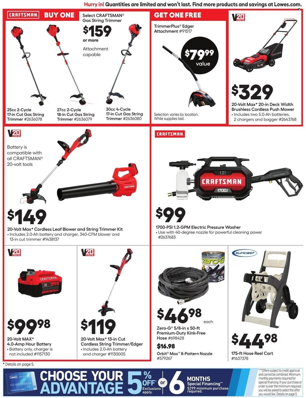 Lowe's Weekly Ad Flyer July 7 to July 14