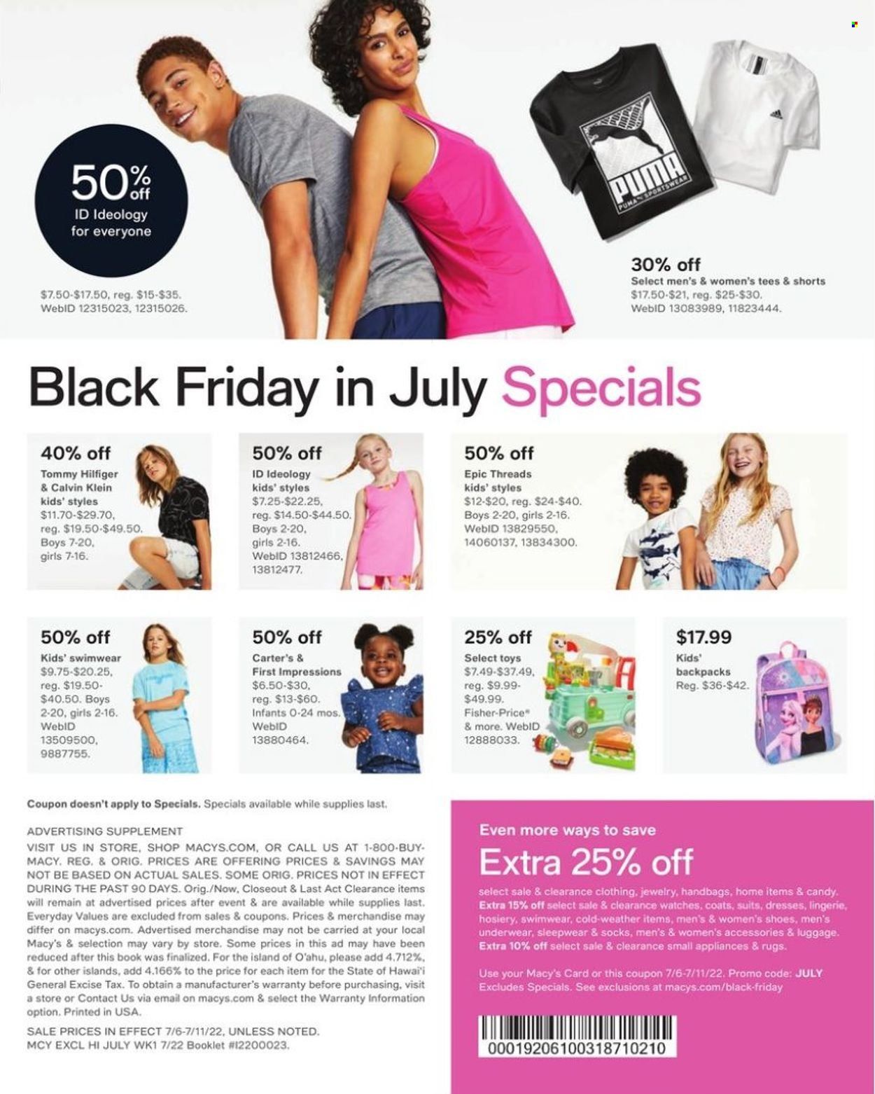 Macy's Weekly Ad Flyer July 7 to July 14