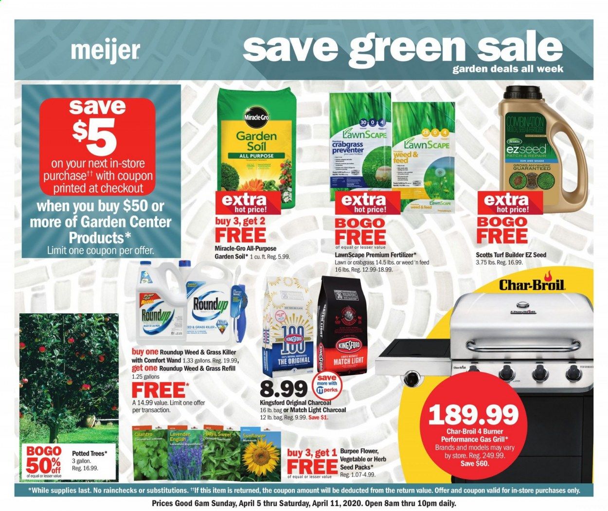 Meijer Weekly Ad & Flyer April 5 to 11
