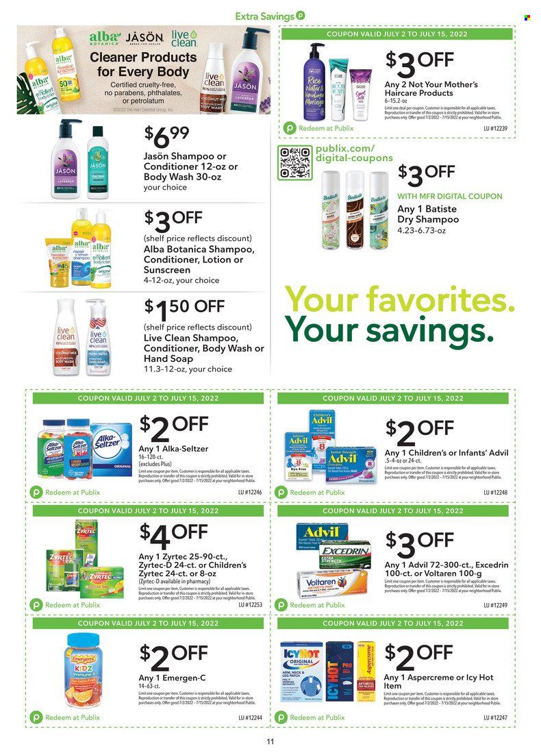 Publix (AL, FL, GA, NC, SC, TN) Weekly Ad Flyer July 8 to July 15