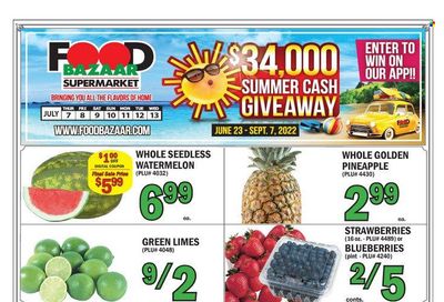 Food Bazaar (CT, NJ, NY) Weekly Ad Flyer July 8 to July 15