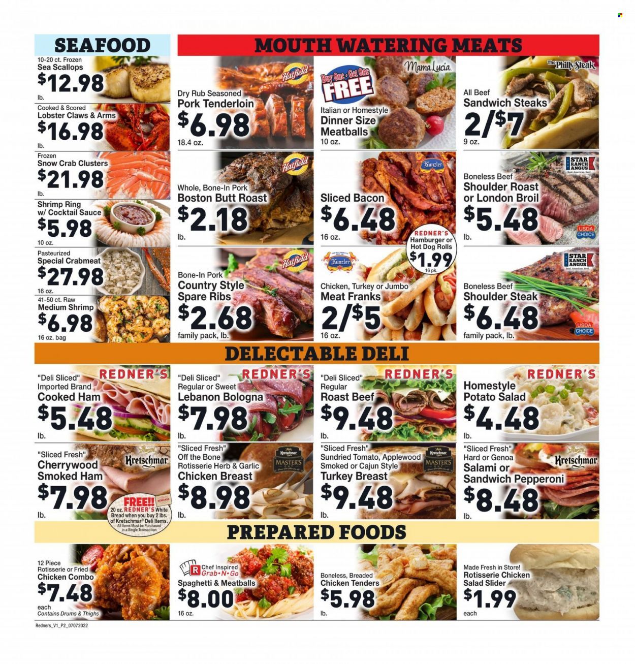 Redner's Markets (DE, MD, PA) Weekly Ad Flyer July 8 to July 15