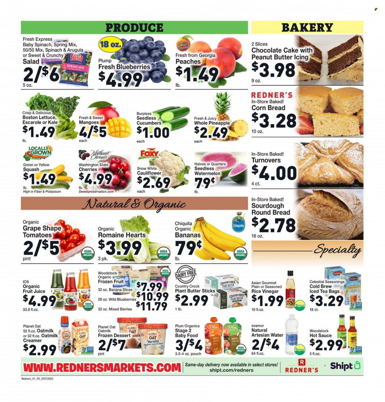 Redner's Markets (DE, MD, PA) Weekly Ad Flyer July 8 to July 15