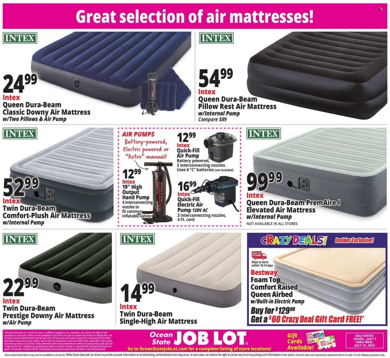Ocean State Job Lot (CT, MA, ME, NH, NJ, NY, RI) Weekly Ad Flyer July 8 to July 15