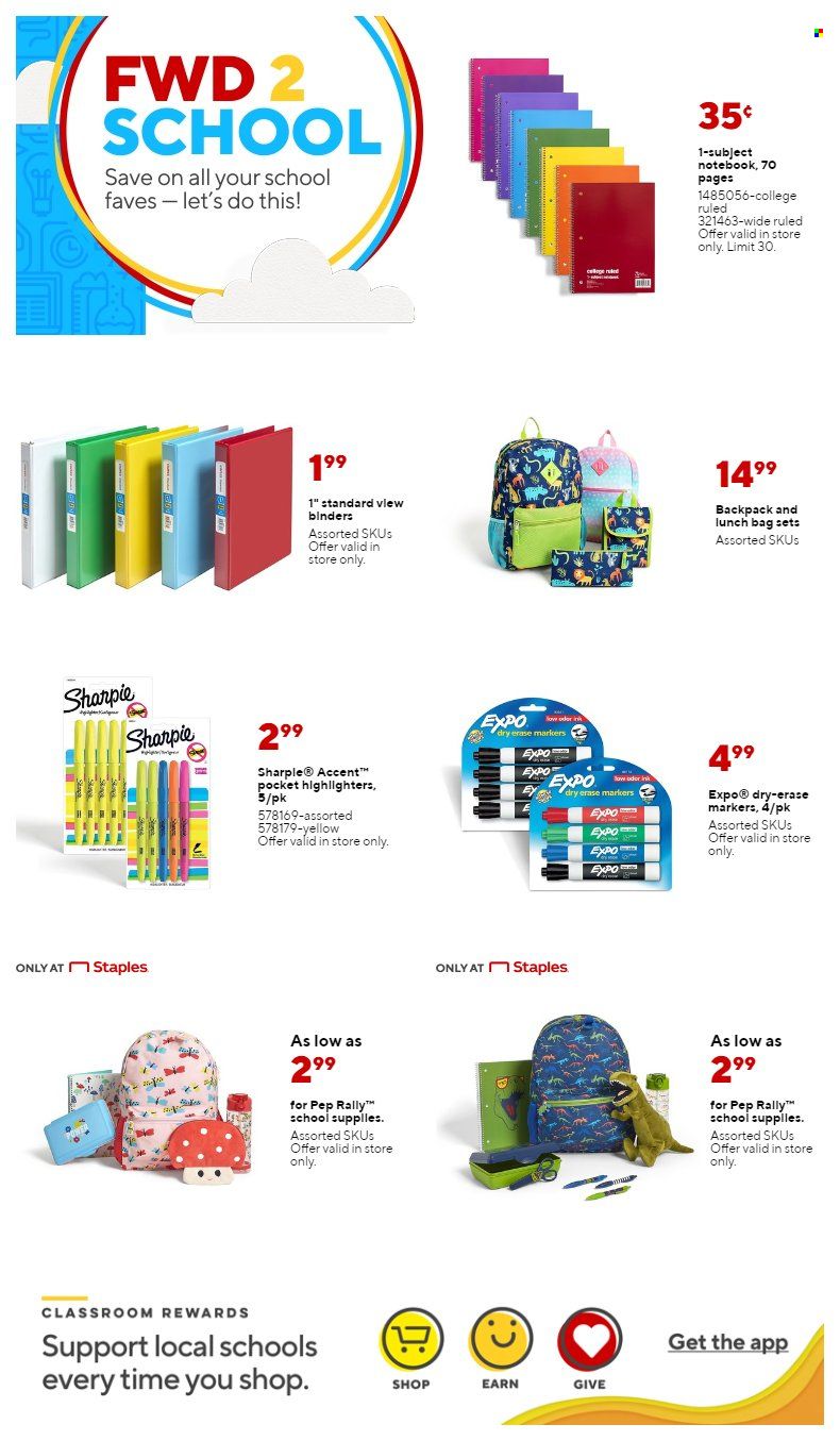 Staples Weekly Ad Flyer July 8 to July 15