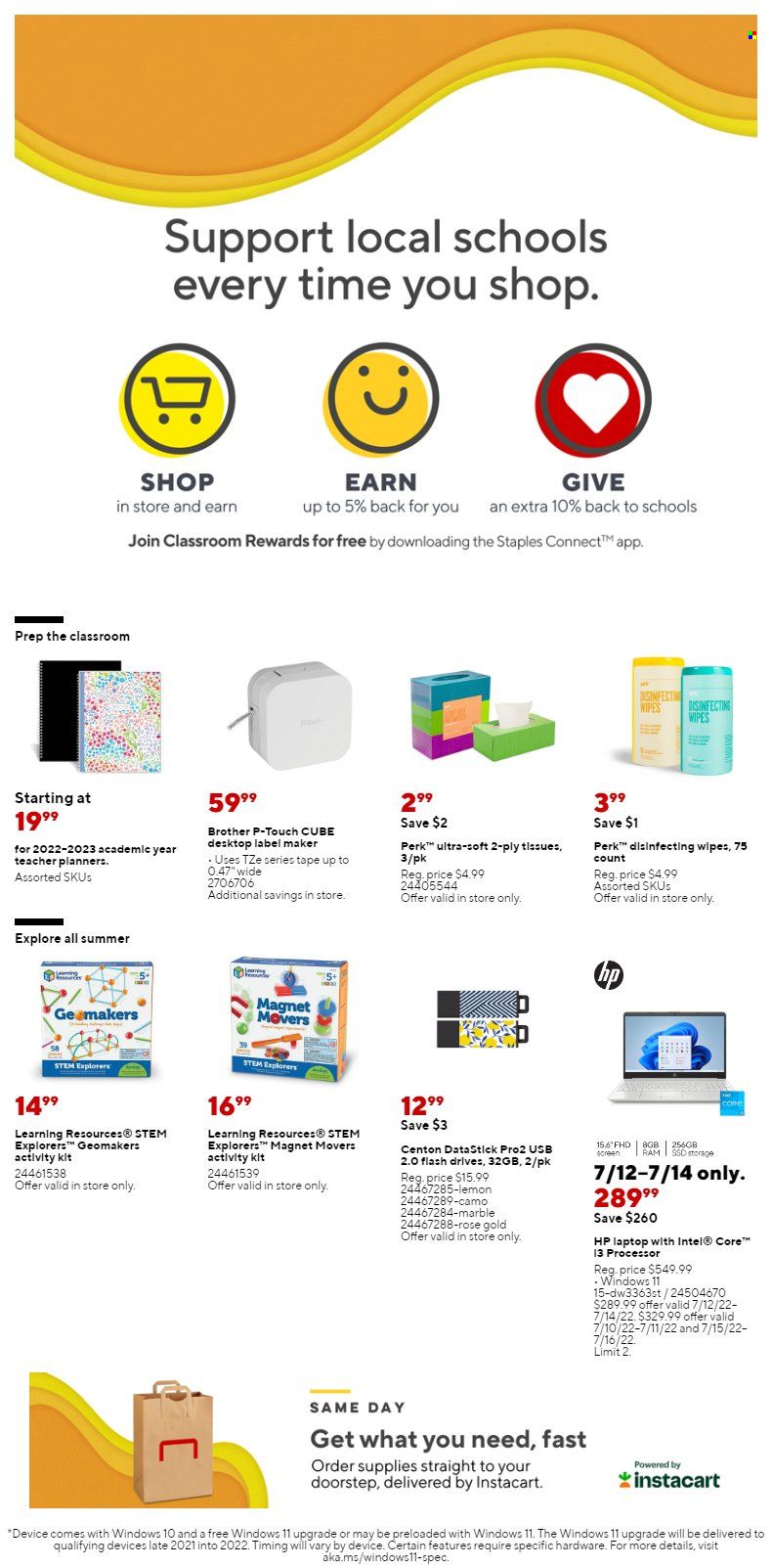 Staples Weekly Ad Flyer July 8 to July 15