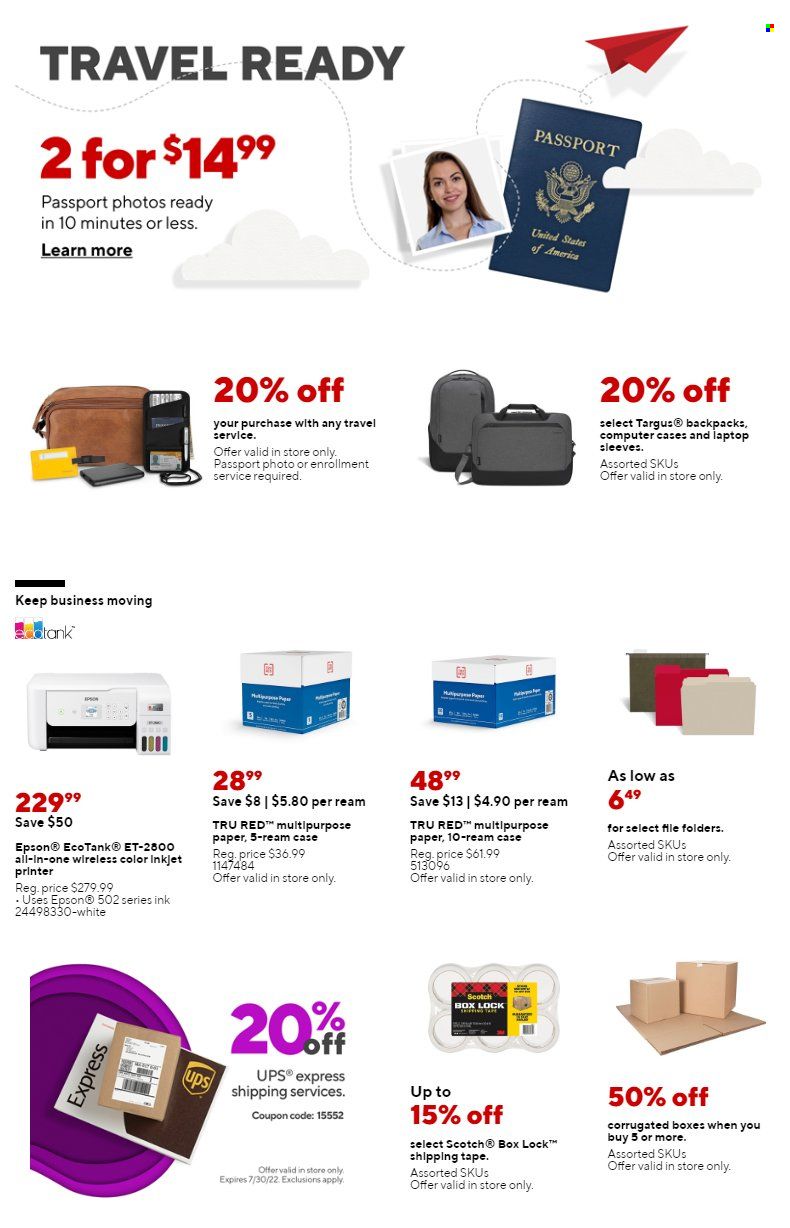 Staples Weekly Ad Flyer July 8 to July 15