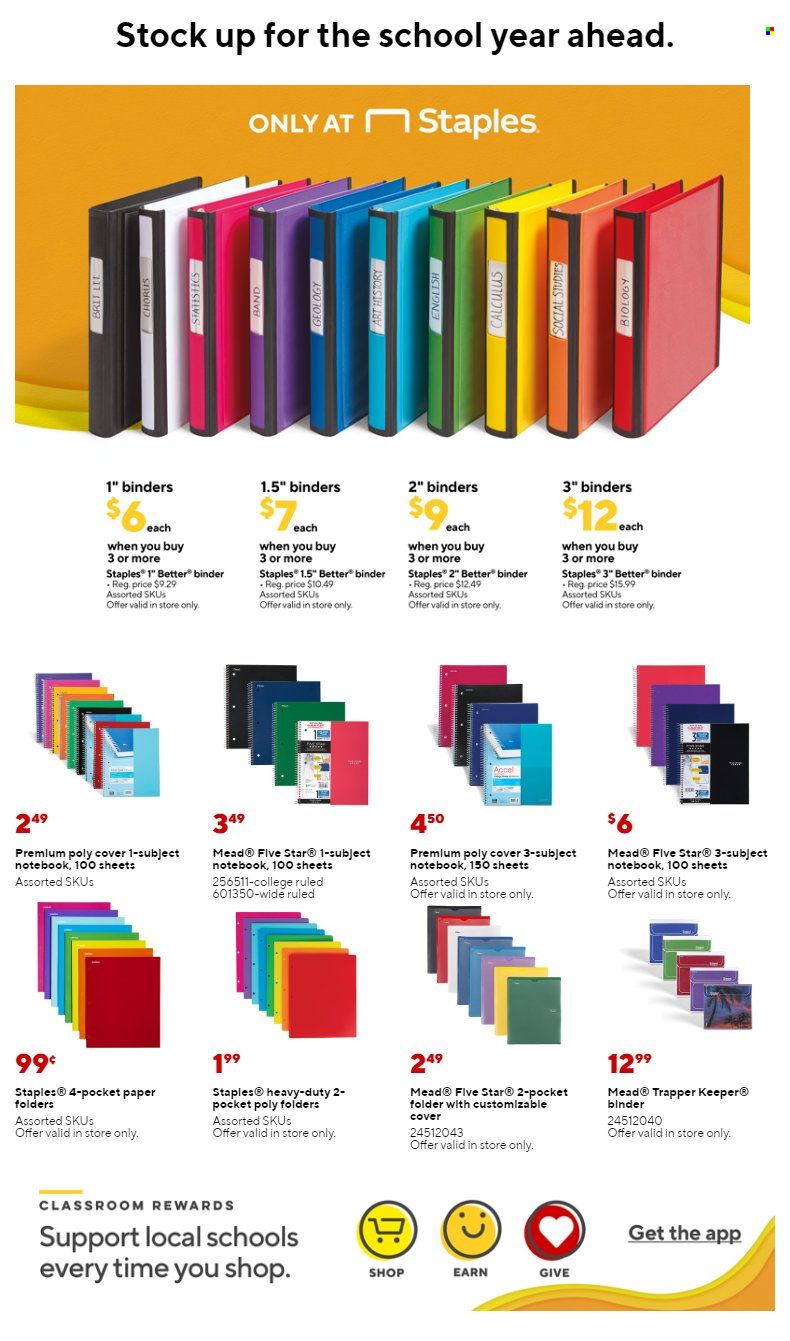 Staples Weekly Ad Flyer July 8 to July 15