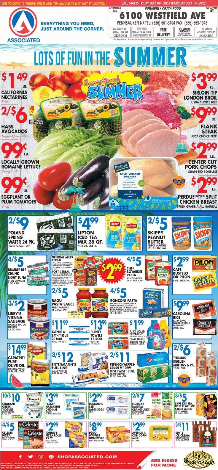 Associated Supermarkets (NY) Weekly Ad Flyer July 8 to July 15