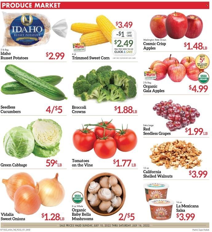 Martin’s (IN, MI) Weekly Ad Flyer July 8 to July 15