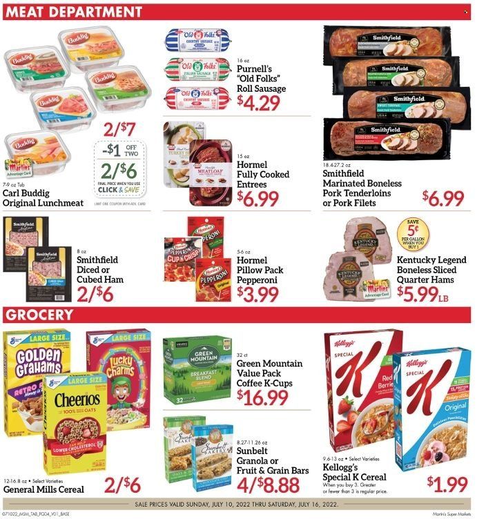 Martin’s (IN, MI) Weekly Ad Flyer July 8 to July 15