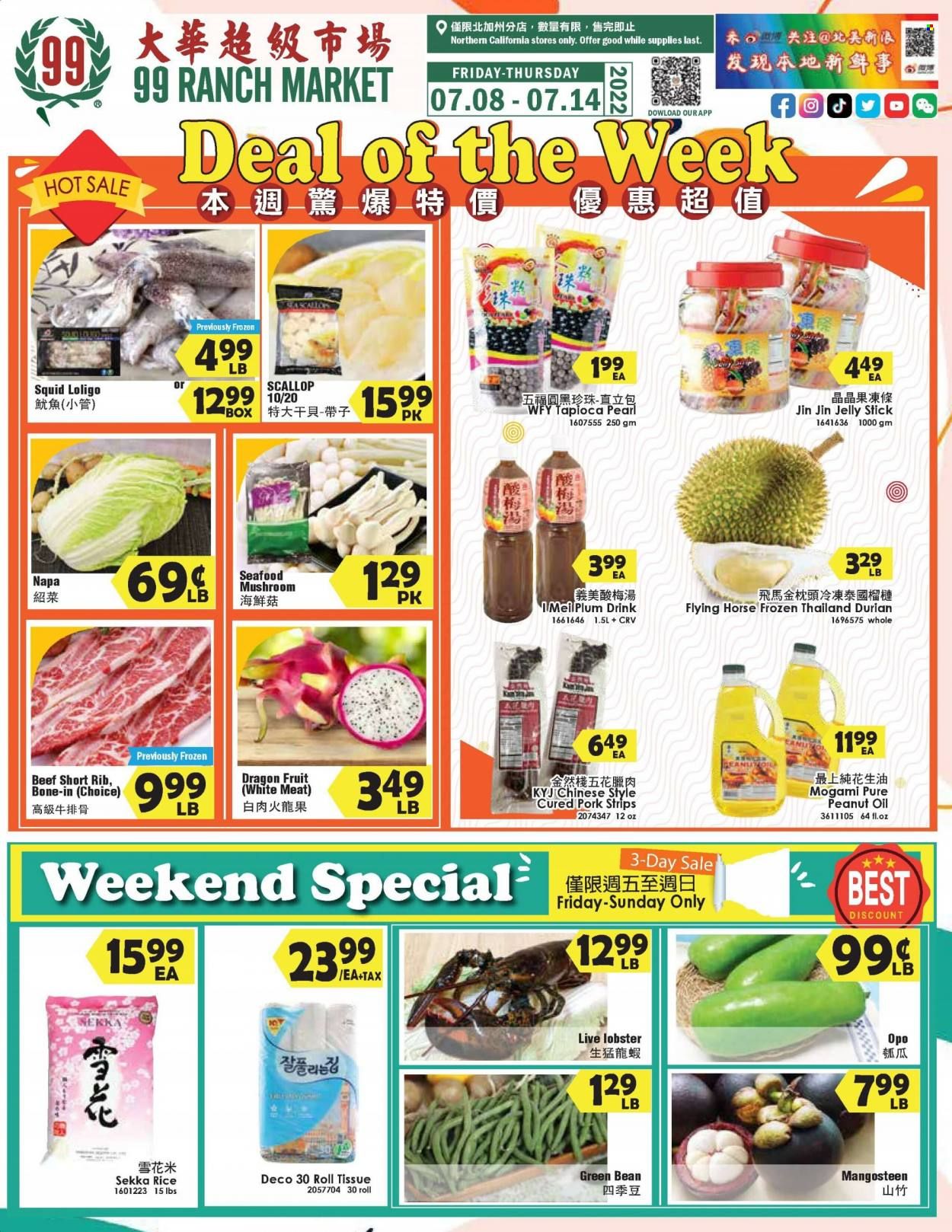99 Ranch Market (92, CA) Weekly Ad Flyer July 8 to July 15