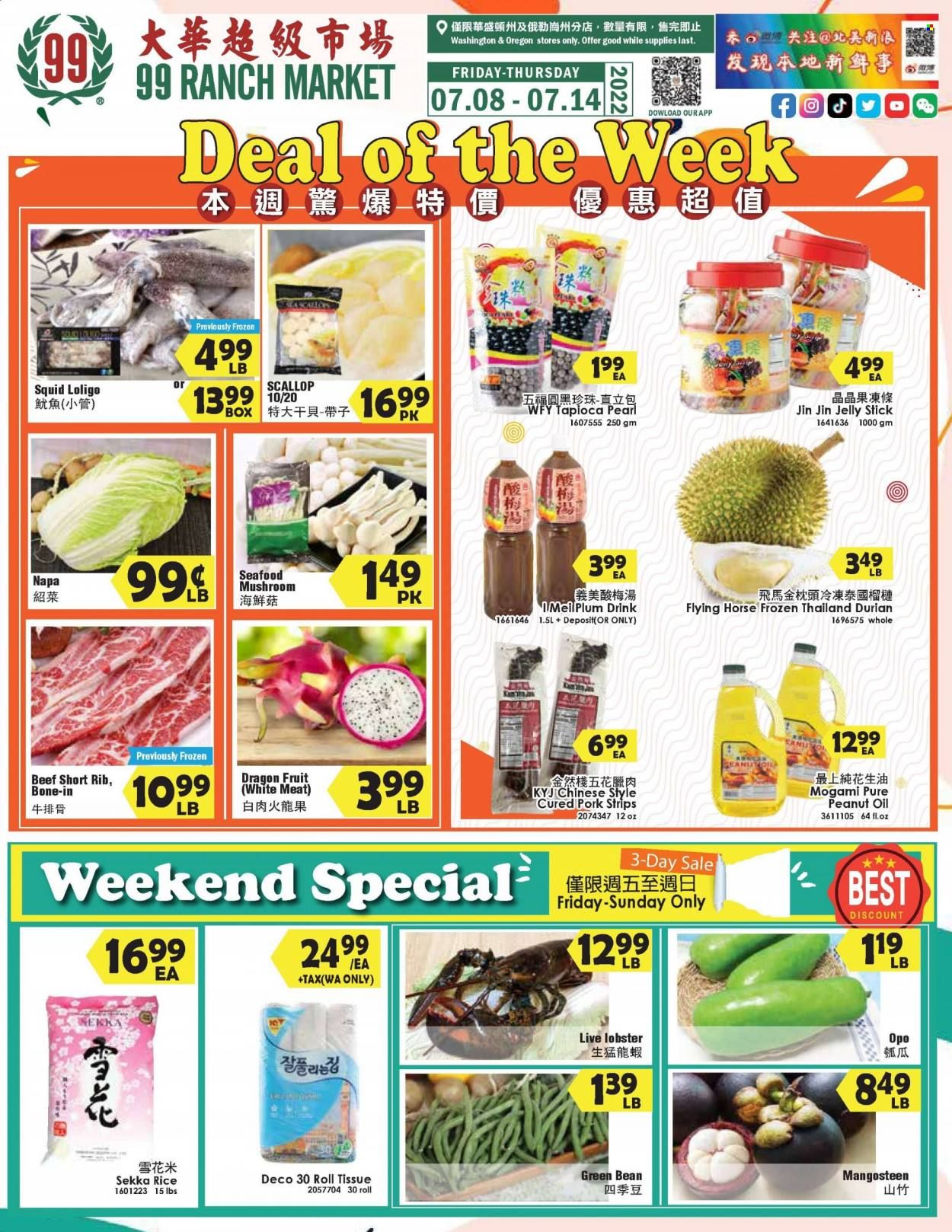99 Ranch Market (WA) Weekly Ad Flyer July 8 to July 15