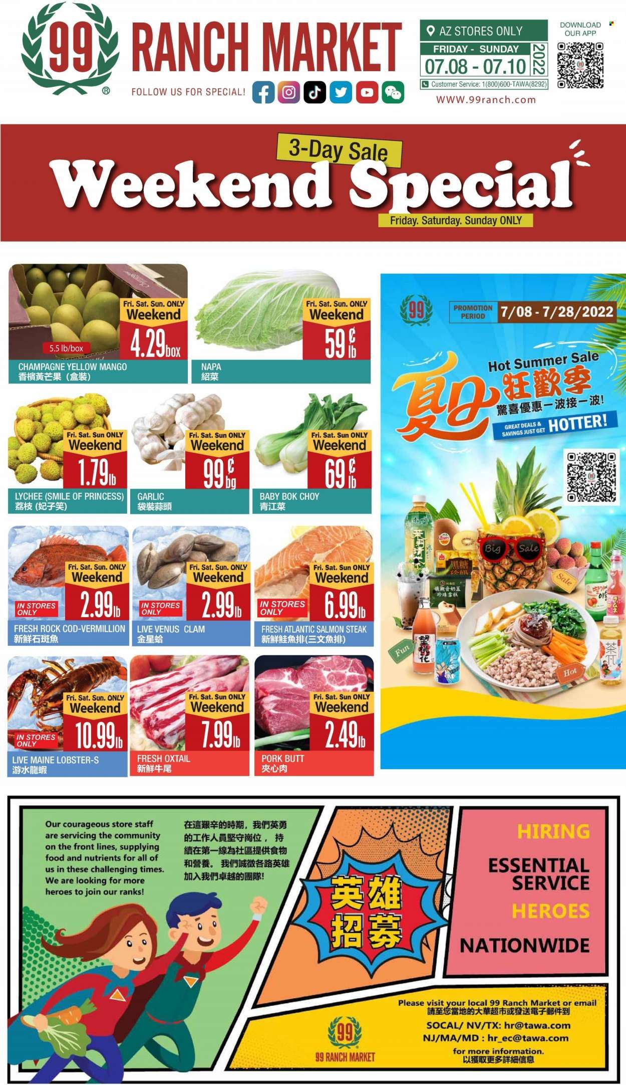 99 Ranch Market (19) Weekly Ad Flyer July 8 to July 15