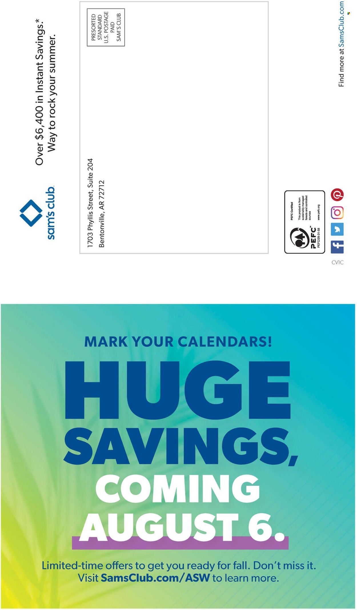 Sam's Club Weekly Ad Flyer July 8 to July 15