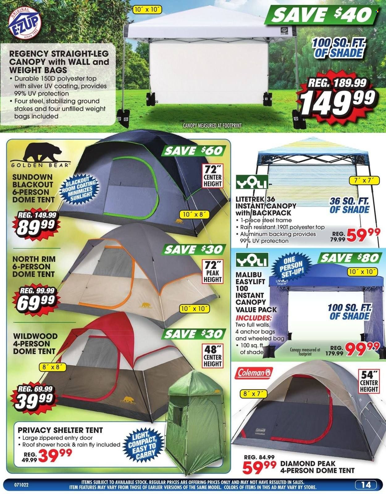 Big 5 (AZ, CA, CO, ID, NM, OR, UT, WA) Weekly Ad Flyer July 10 to July 17