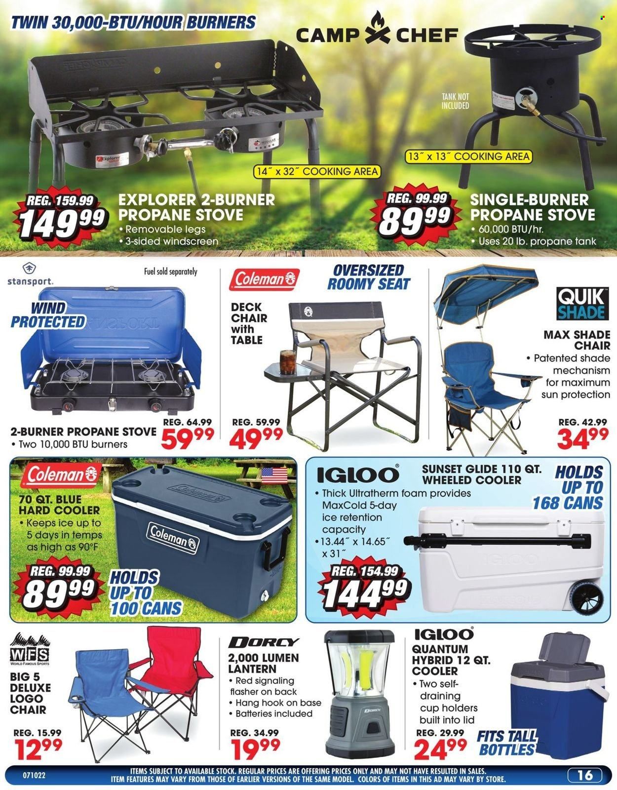 Big 5 (AZ, CA, CO, ID, NM, OR, UT, WA) Weekly Ad Flyer July 10 to July 17