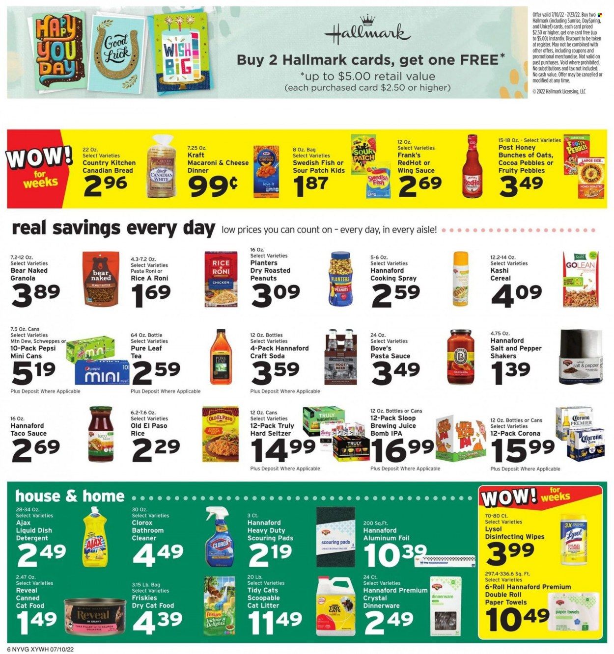 Hannaford (NY) Weekly Ad Flyer July 10 to July 17