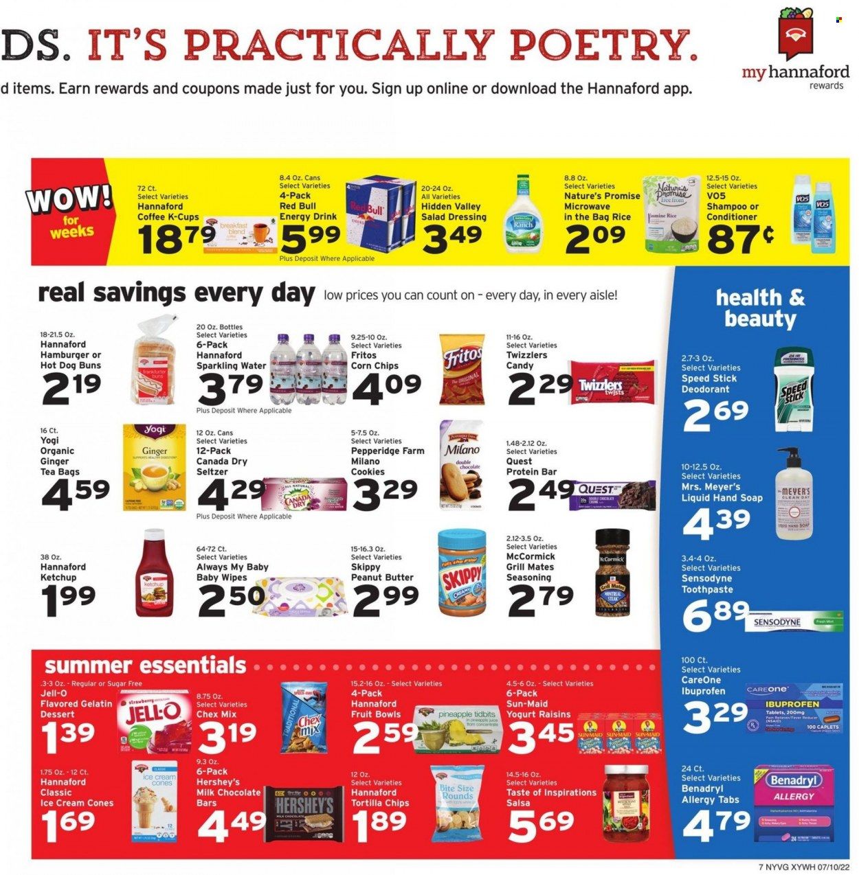 Hannaford (NY) Weekly Ad Flyer July 10 to July 17