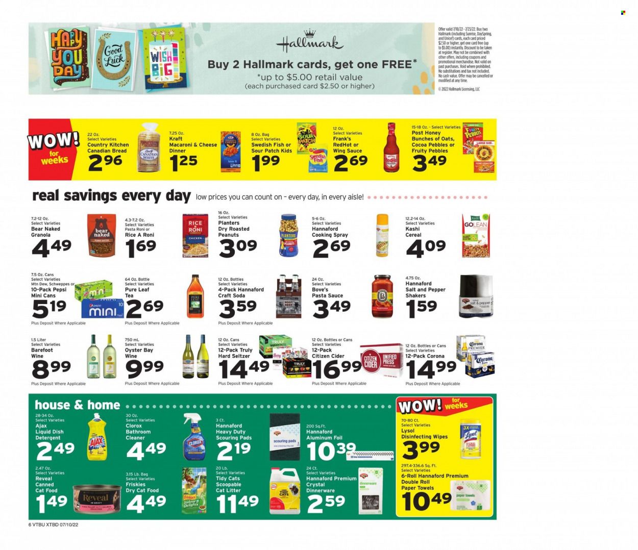 Hannaford (VT) Weekly Ad Flyer July 10 to July 17